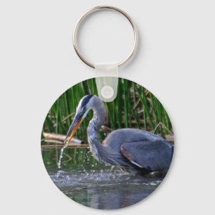 Heron Splash Sleutelhanger