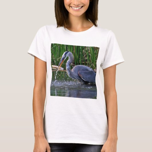 Heron Splash T-shirt (Voorkant)