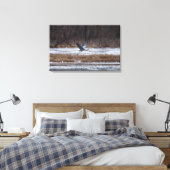 Heron-start Canvas Afdruk (Insitu (Slaapkamer))