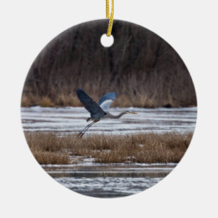 Heron-start Keramisch Ornament