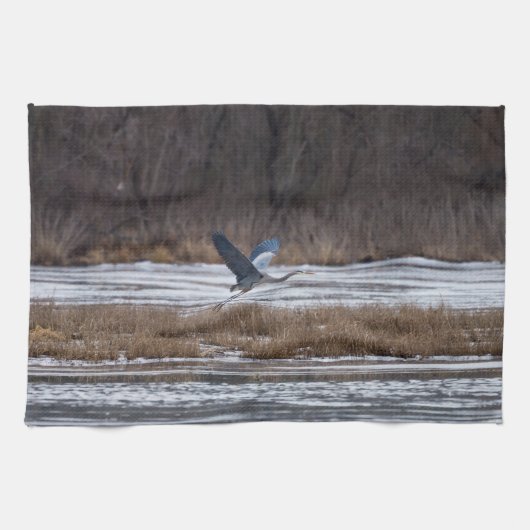 Heron-start Theedoek (Horizontaal)