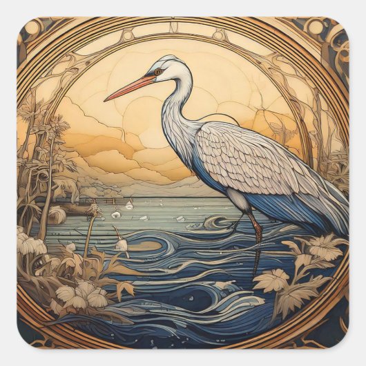 Heron Sticker (Voorkant)