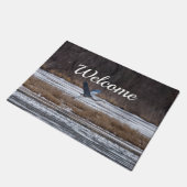 Heron Take Off Welkom Deurmat (Schuin)