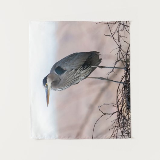 Heron Tapestry Wandkleed (Voorkant)