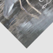 Heron Tissue Paper Tissuepapier (Detail)