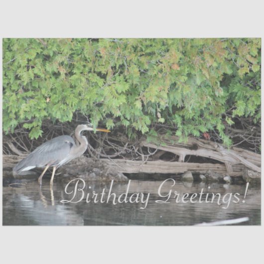 Heron Tissue Paper Tissuepapier (Voorkant)