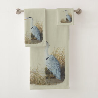 Heron Towel Set Bad Handdoek