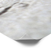 Heron Voetafdrukken in de zand-kleur 16x20 Poster (Hoek)