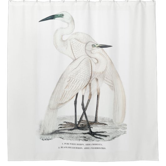 Herons 2 Shower Curtain Douchegordijn (Voorkant)