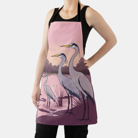 Herons by the Lake Schort (Insitu)