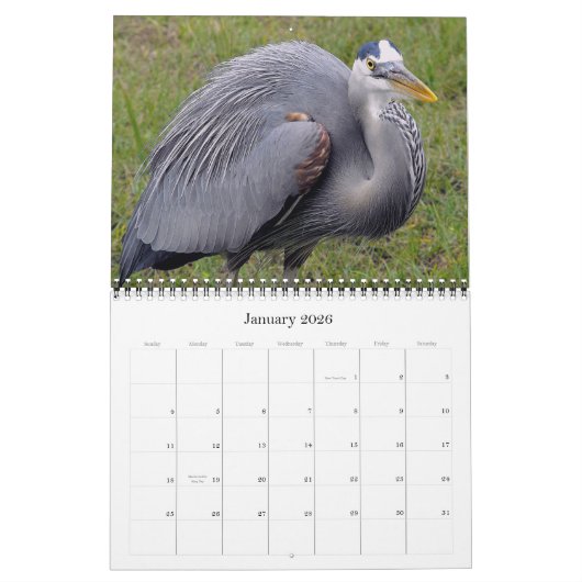 Herons Groot en Klein Kalender (Jan 2026)