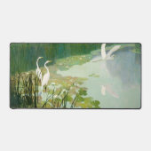 Herons in de zomer door Newell Convers Wyeth Bureaumat (Voorkant)