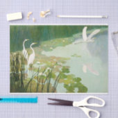 Herons in de zomer door Newell Convers Wyeth Tissuepapier (Craft)