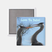 Herons in Love Magnet (Voorkant / Achterkant)