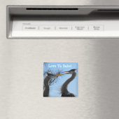 Herons in Love Magnet (Insitu (Vaatwasser))