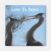 Herons in Love Magnet (Voorkant)