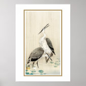 Herons, Ohara Koson (1877-1945) Poster (Voorkant)