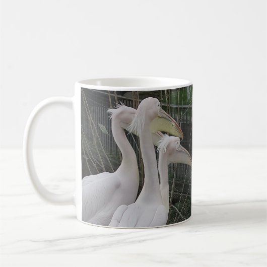 Herons White Coffee Mok (Links)