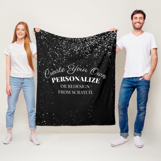 Herontwerp of personaliseer: fleece deken (In situ)