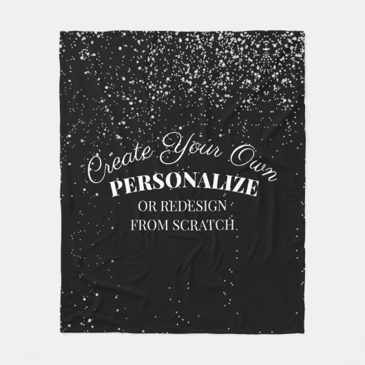 Herontwerp of personaliseer: fleece deken (Voorkant)