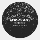 Herontwerp of personaliseer: ronde sticker (Voorkant)