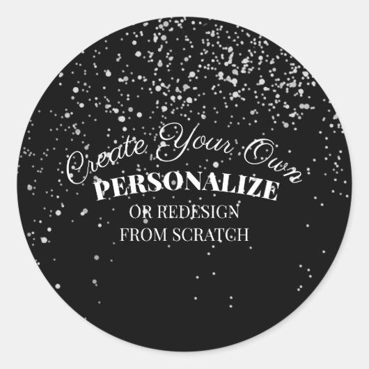 Herontwerp of personaliseer: ronde sticker (Voorkant)