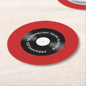 Herontwerp vanuit Scratch of Persoonlijk - Ronde Kartonnen Onderzetter (Gebogen)