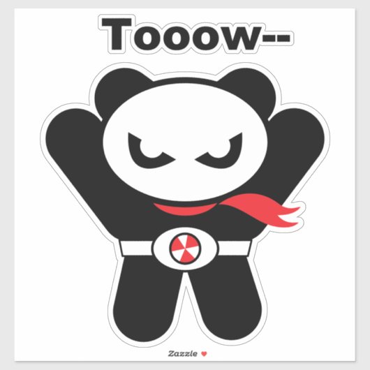 heropandbear sticker (Vel)