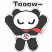heropandbear sticker (Voorkant)