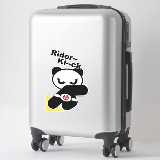 heropandbear sticker (Koffer)