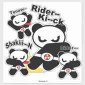 heropandbear sticker (Vel)