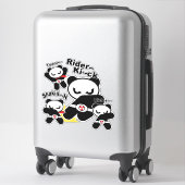 heropandbear sticker (Koffer)