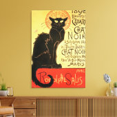 Heropening van het Chat Noir Cabaret, 1896 (kleur  Canvas Afdruk (Insitu (Woonkamer))