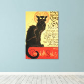 Heropening van het Chat Noir Cabaret, 1896 (kleur  Canvas Afdruk (Insitu (Houten vloer))