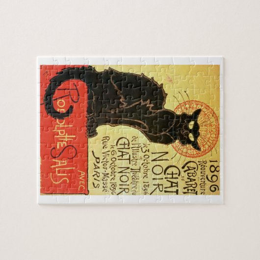 Heropening van het Chat Noir Cabaret, 1896 (kleur  Legpuzzel (Horizontaal)