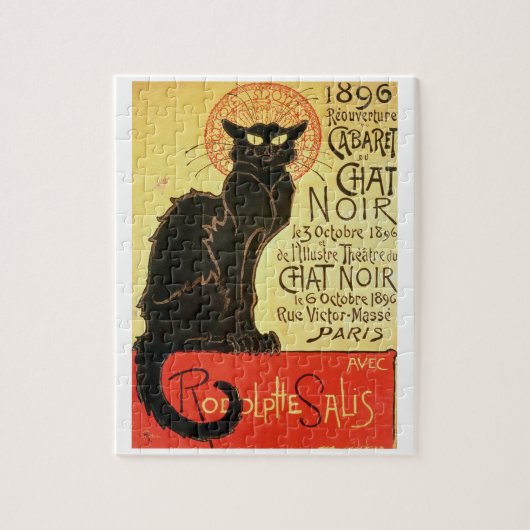 Heropening van het Chat Noir Cabaret, 1896 (kleur  Legpuzzel (Verticaal)