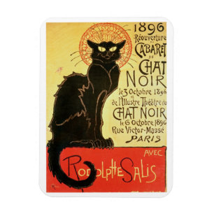 Heropening van het Chat Noir Cabaret, 1896 (kleur  Magneet