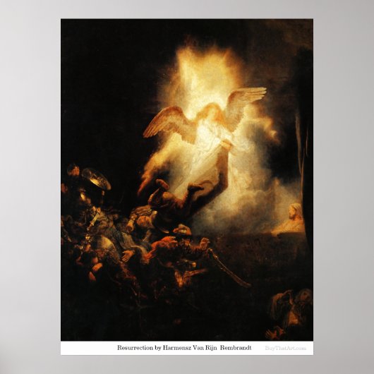 Heropleving door Harmensz Van Rijn Rembrandt Poster (Voorkant)