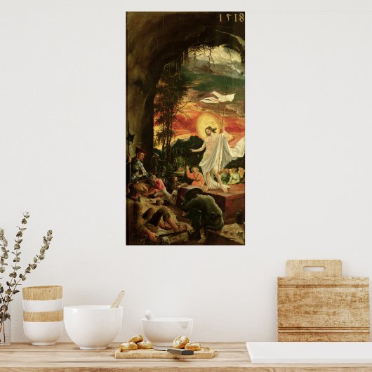 Heropleving van Christus, 1518 Poster (Keuken)