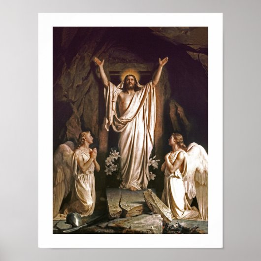 Heropleving van Christus door Carl Bloch. Fine Art Poster (Voorkant)