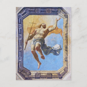Heropleving van Christus door Michel Corneille Eld Briefkaart