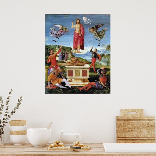 Heropleving van Christus door Rafael Sanzio Poster (Keuken)