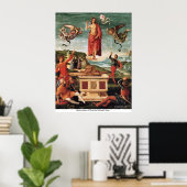 Heropleving van Christus door Raffaello Santi Poster (Thuiskantoor)