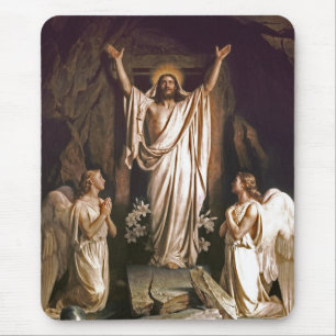 Heropleving van Christus. Fijne Kunstgeschenk Muismat