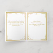 Heropleving van het orthodoxe rooster van Christus Folie Feestdagenkaart (Binnenlaag)