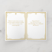 Heropleving van het orthodoxe rooster van Christus Folie Feestdagenkaart (Binnenlaag)