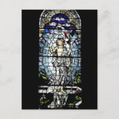 Heropleving van het venster Jezus Glas in lood Briefkaart (Voorkant)
