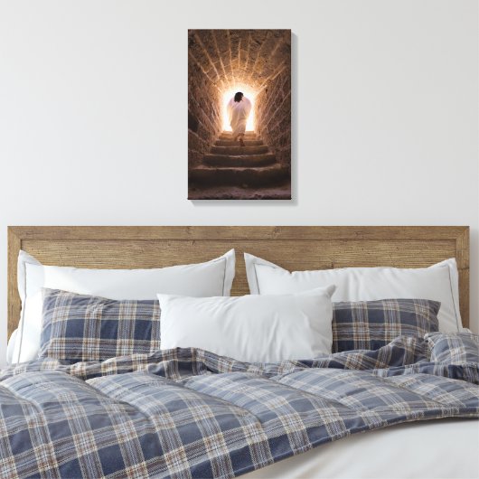 Heropleving van Jezus Christus Canvas Afdruk (Insitu (Slaapkamer))