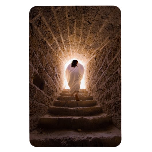 Heropleving van Jezus Christus Magneet (Verticaal)