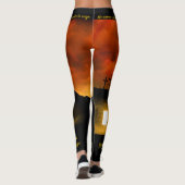 Heropleving van Jezus Christus Pasen Leggings (Achterkant)